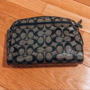 Black coach travel bag